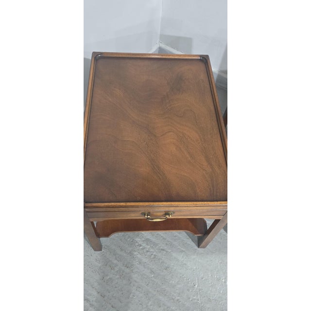 Vintage Mahogany Side Tables, 1920, Set of 2 For Sale - Image 10 of 15