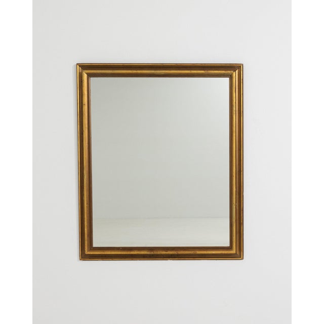 19th Century France Gold Wood Mirror For Sale - Image 4 of 9