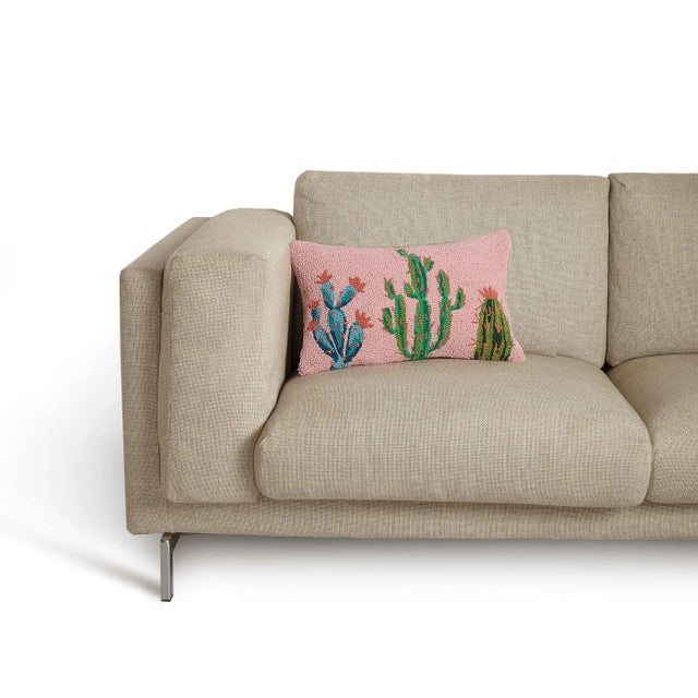 Pretty Cactus Hook Pillow