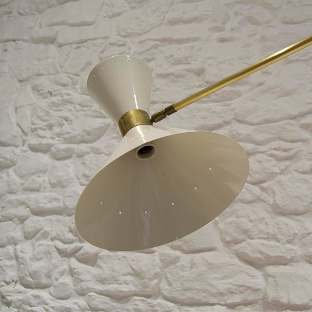 Stilnovo Mid-Century Italian Counterweight Ceiling Lamp in the style of Stilnovo, 1960s For Sale - Image 4 of 7