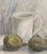 Main Klarmo‑kärred, Jug, Bowl and Fruits, 1961, Oil Painting on Canvas, Framed For Sale - Image 7 of 18