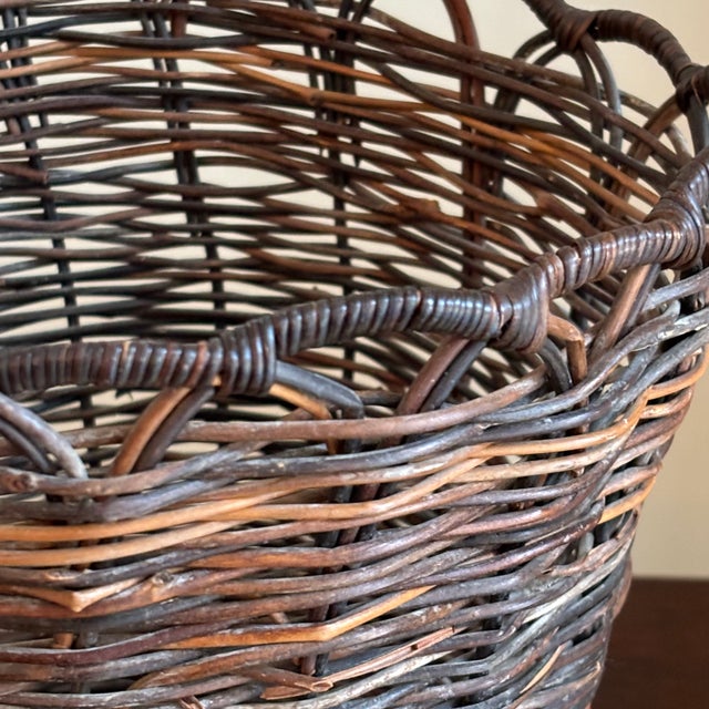 Vintage Twig Planter Basket For Sale - Image 11 of 12