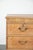 Large Antique English Blonde Oak Chest of Drawers with Gilt Elements, 18th Century For Sale - Image 8 of 14