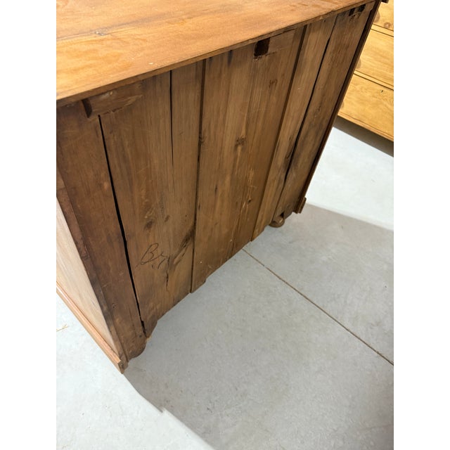 Antique Pine Three Drawers - Chest of Drawers From England For Sale - Image 17 of 18