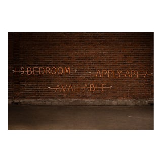 Vintage Industrial Metal Wire Apartment Rental Signs - Set of 3 For Sale