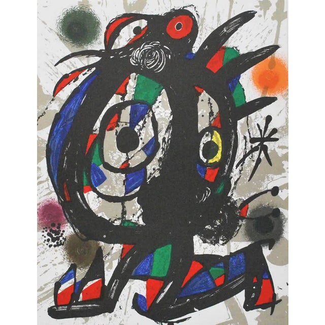 Artist: Joan Miro Country: Spain Title: Untitled V3-1 Medium: Original Lithograph Marks: Not signed, not numbered Size:...