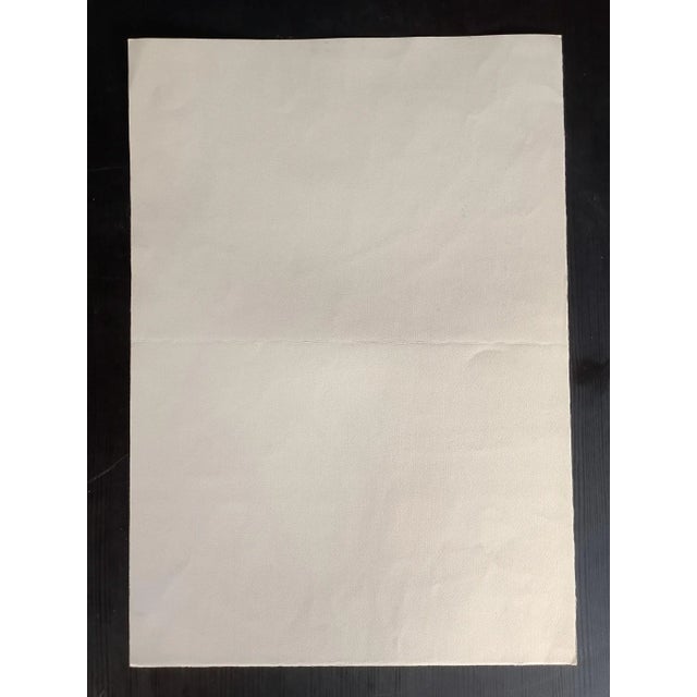 Mario Salmaso, Modern Girls, 1980, Mixed Media on Paper For Sale - Image 3 of 4