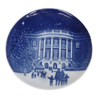 Bing and Grondahl 1987 Christmas in America Porcelain Collector Plate 5151b For Sale