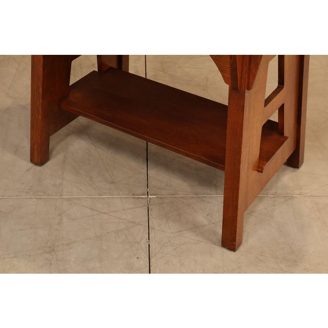 Stickley Mission Collection Oak Limbert Library Table For Sale - Image 10 of 18