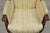 19th C. French Louis XVI Neoclassical Style Walnut Bergere Club Lounge Arm Chair For Sale In Philadelphia - Image 6 of 12