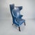 English Dennis and Leen Highback English Leather Wingchair For Sale - Image 3 of 12