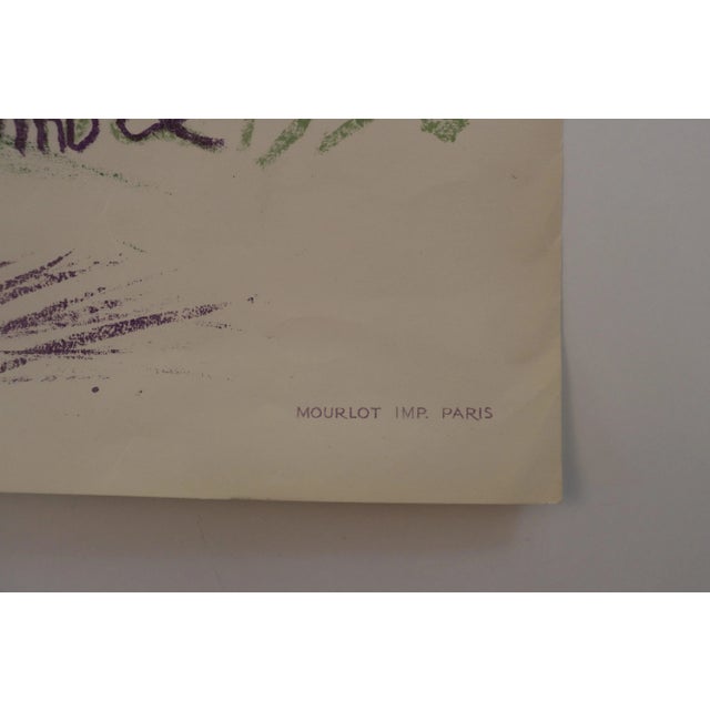 Pablo Picasso Pablo Picasso, Galerie 65, Cannes, 1956, Lithograph For Sale - Image 4 of 6