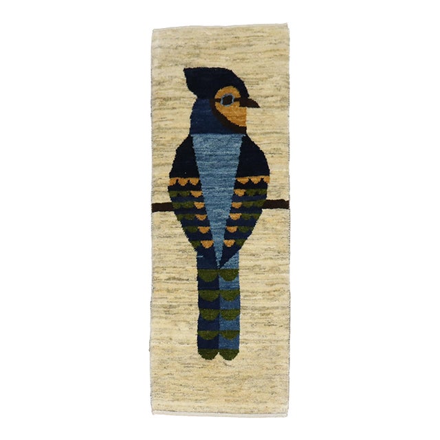 Modern Pigeon Gabbeh Rug rug no.j3633 For Sale