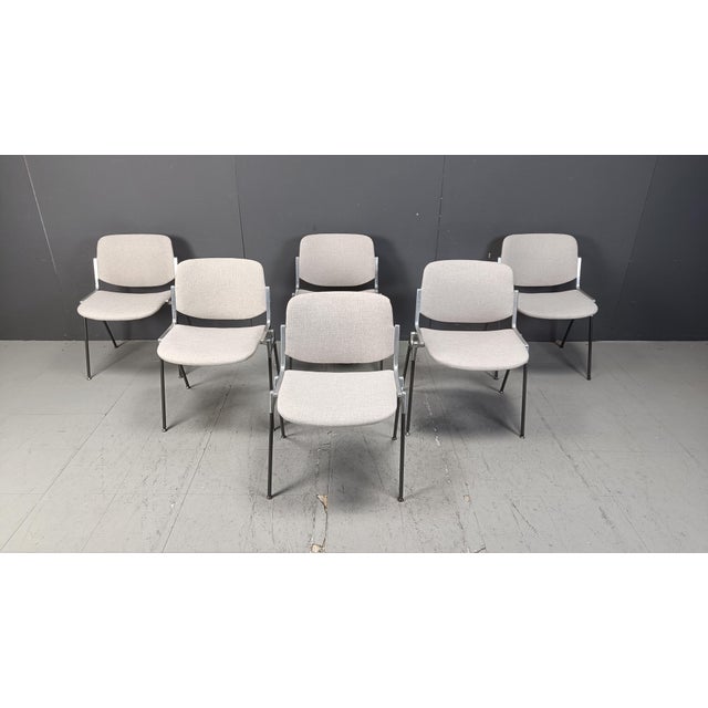 Vintage DSC 106 Side Chairs by Giancarlo Piretti for Castelli, 1970s, Set of 6 For Sale - Image 18 of 18