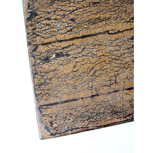 Wood Antique Wooden Folding Table For Sale - Image 7 of 13