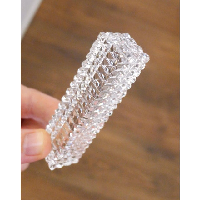 Knife Holders Cut Into Small Facets in Lorraine Crystal, 1950s, Set of 12 For Sale - Image 4 of 15