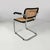Mid-Century Modern Italian Chair with Armrest in Straw, Black Wood, and Steel, 1960s For Sale - Image 4 of 18