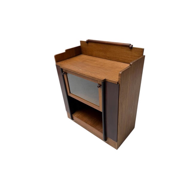 Art Deco Amsterdam School Cabinet from J.J. Zijfers Amsterdam, 1920s For Sale - Image 6 of 16