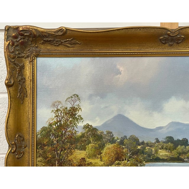 Denis Thornton, Original Post-War Painting of Mournes from Duldrum Ireland by Modern Artist, 1980 Circa For Sale - Image 12 of 13