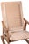Mid Century Danish Style Rope and Wood Rocking Chair C. 1950/70's For Sale - Image 9 of 9