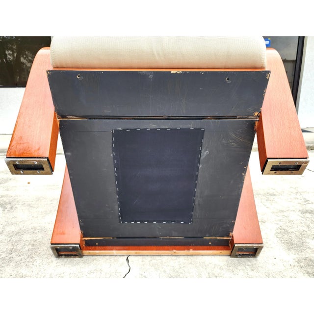 Wood Lounge Chair Enrique Garcel Jaime Perszek For Sale - Image 7 of 12