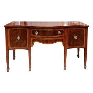 Early 19th Century English George III Style Inlaid Sideboard For Sale