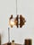 1960s Wood and Chromed Steel Pendant With Three Lights From Mazzega For Sale In Los Angeles - Image 6 of 10