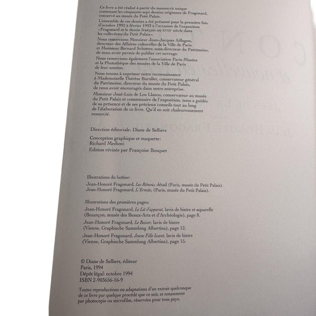 Drawing/Sketching Materials Large Fragonard Illustrated Folio — Contes Et Nouvelles by La Fontaine (1994 Edition) For Sale - Image 7 of 10