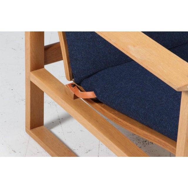 Børge Mogensen Model 2256 Lounge Chair by Børge Mogensen for Fredericia For Sale - Image 4 of 9