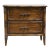 National / Mount Airy Asian Chinoiserie Faux Bamboo 28" Fruitwood Two Drawer Nightstand For Sale