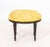 French Louis XVI Style Yellow Silk Upholstered Footstool For Sale - Image 3 of 6