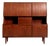 Vintage Danish Teak Highboard with Bar Compartment, 1960s For Sale