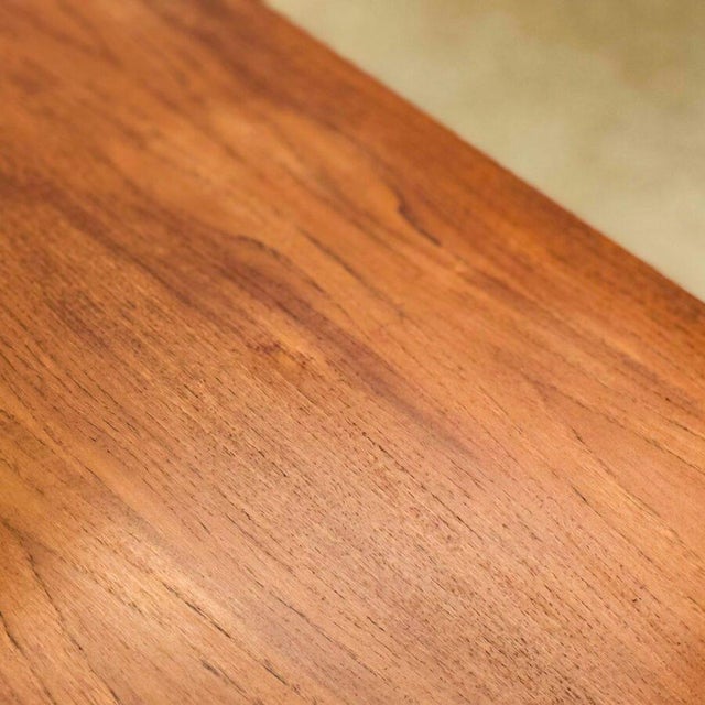 1960s Mid-Century Modern Danish Teak Desk from Dominos Møbler, Denmark, 1960s For Sale - Image 5 of 16