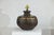 Vintage Indian Metal Jug Converted to Table Lamp with Hand-Painted Script For Sale - Image 9 of 16