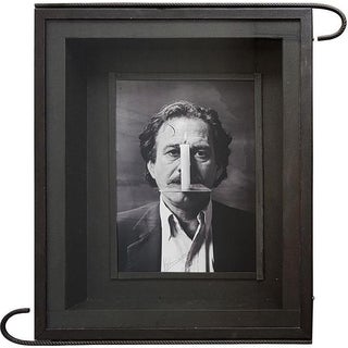 Claudio Abate, Black and White Photograph Signed by Jannis Kounellis, 1980s, Photograh For Sale