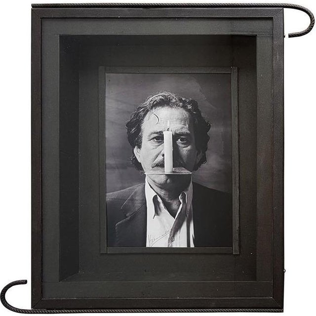 Claudio Abate, Black and White Photograph Signed by Jannis Kounellis, 1980s, Photograh For Sale