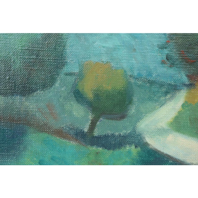 Kurt Neyers, Kurt Neyers, Gemälde "Mosellandschaft", 1946, Framed For Sale - Image 6 of 11