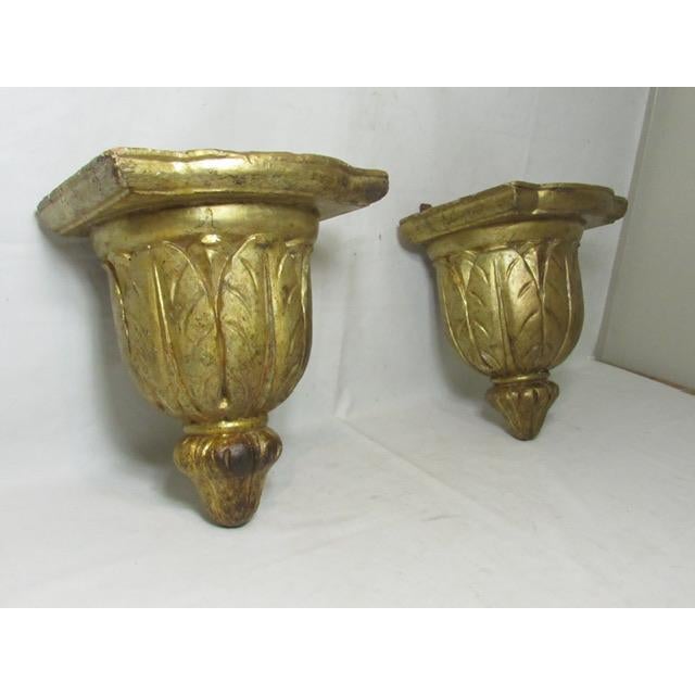 Goldenrod 18th Century Italian Wall Brackets For Sale - Image 8 of 12