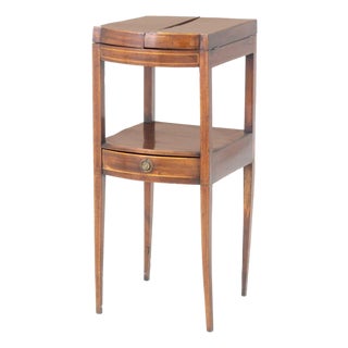 Victorian Flame Mahogany Washstand For Sale