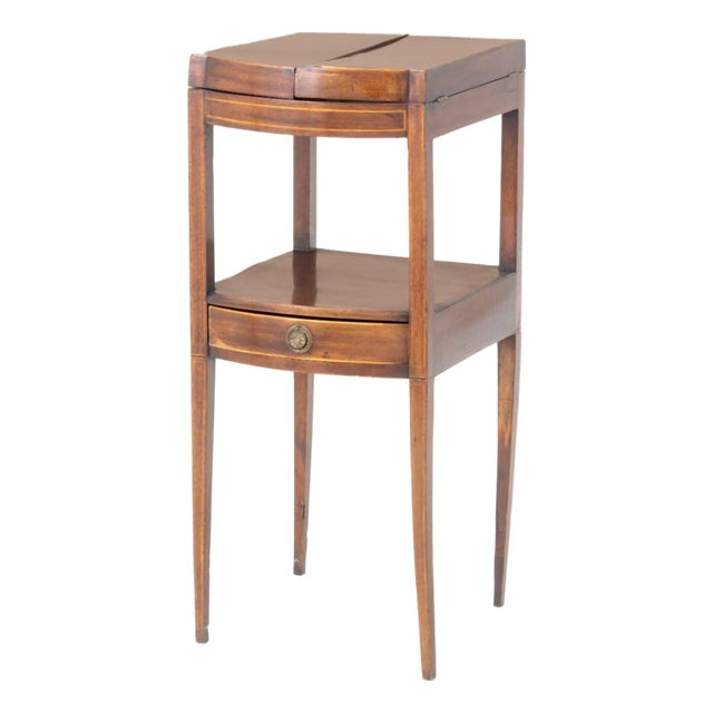 Victorian Flame Mahogany Washstand For Sale