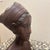 Vintage Art Deco Balinese Woman Bust – Hand-Carved Mahogany Wood Sculpture For Sale - Image 9 of 11