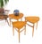 Mid-Century Modern Set of Mid-Century Modern Three Rounded Triangle Shape Nesting Stacking Tables For Sale - Image 3 of 14