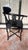 1990s 1990s Asian Black Lacquered Corner Chair For Sale - Image 5 of 8
