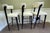 Cream Milling Road Originals Vere Leather Counter Stool by Baker Furniture- Set of 3 For Sale - Image 8 of 12