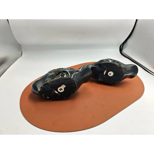 Wood Danish Wooden Ducks, 1950s, Set of 2 For Sale - Image 7 of 9