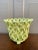 Yellow French Country Trompe l'Oeil Porcelain Rope Basket Cachepot For Sale - Image 8 of 11