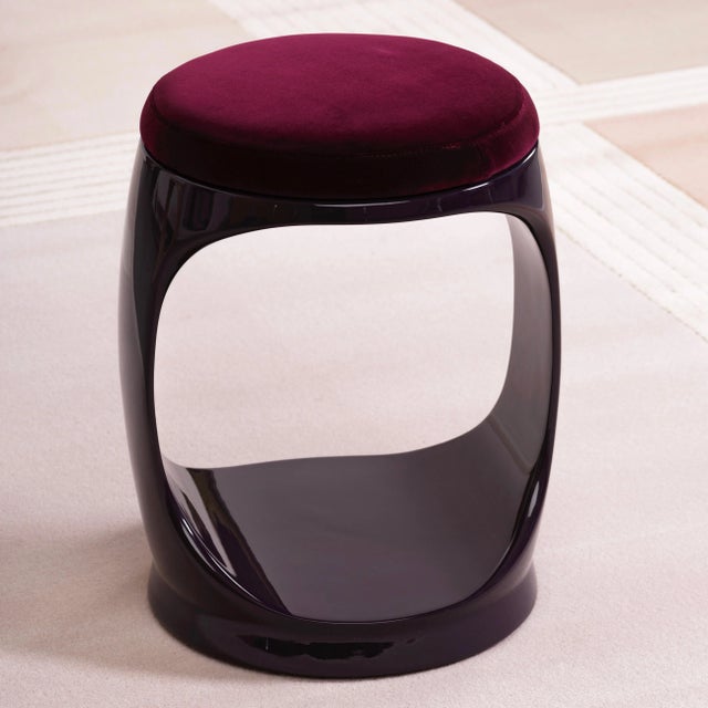Textile Signet Ring Stool by Cyril Rumpler For Sale - Image 7 of 10
