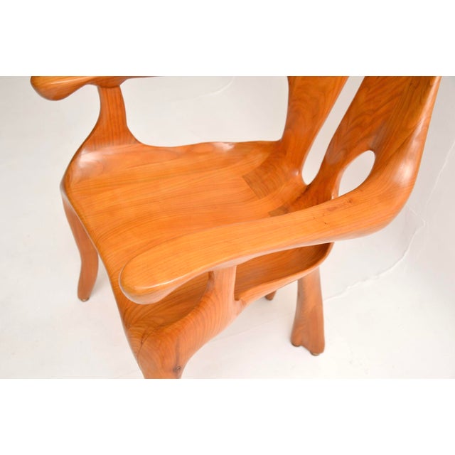 Italian Sculptural Armchair, 1970s For Sale - Image 12 of 15