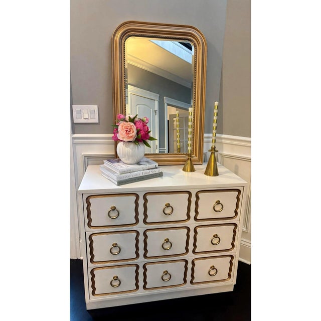 Wood Hollywood Regency Dorothy Draper Heritage Style Espana Dresser/Chest For Sale - Image 7 of 12