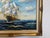 Oil Painting Sailing Ship Seascape Signed Maritime Art Ocean Waves Nautical For Sale - Image 9 of 9